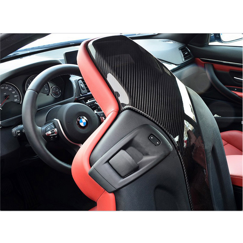 BMW M3, M4 (F80 Sedan F82 Coupé, F83 Cabrio) Back Seat Cover Prepreg Carbon Fiber