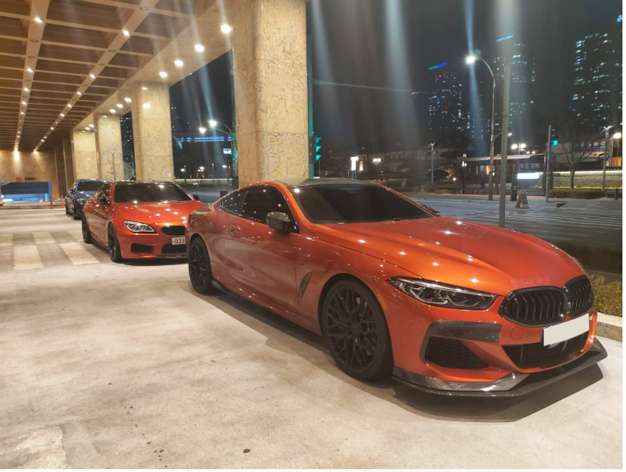 BMW 8 Series G14 Cabrio, G15 Coupé, G16 Gran Coupé Front Bumper Vents Prepreg Carbon Fiber