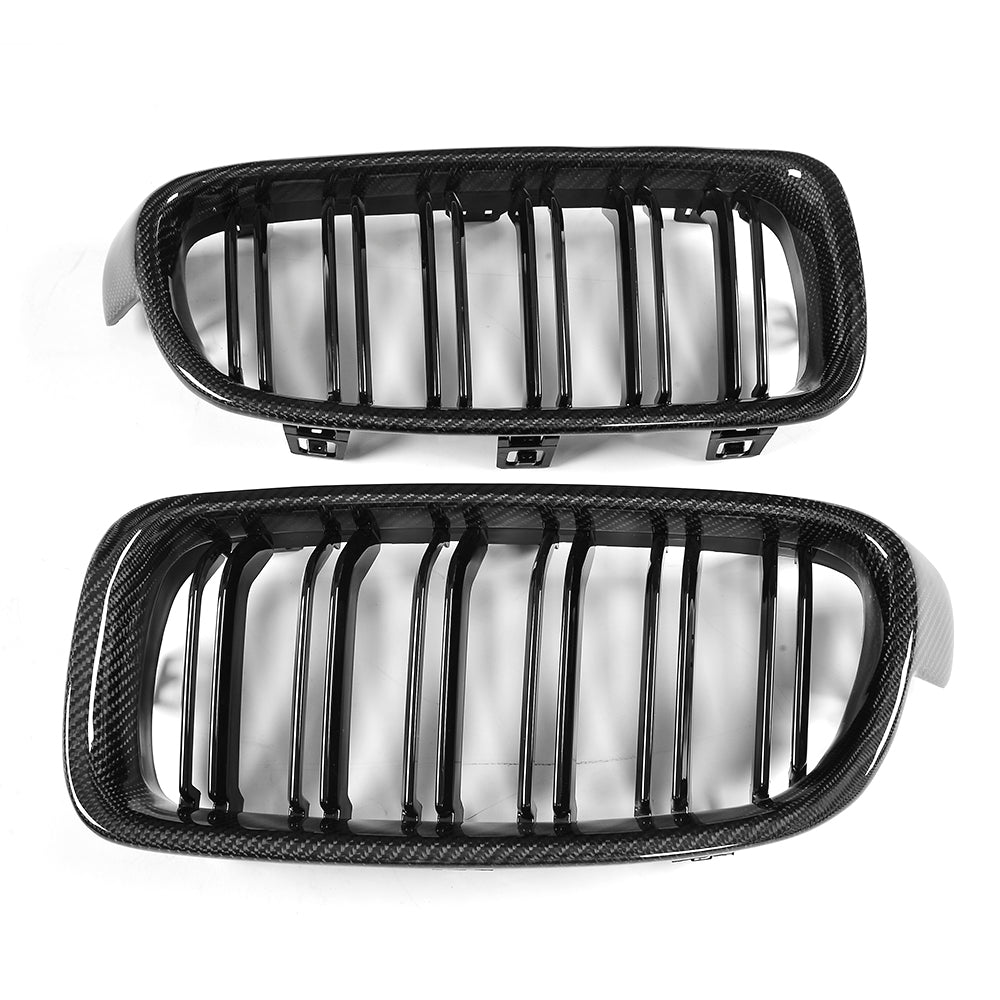 BMW 3 Series F30 Sedan, F31 Touring 2012-2019 Kidney Grille Carbon Fiber