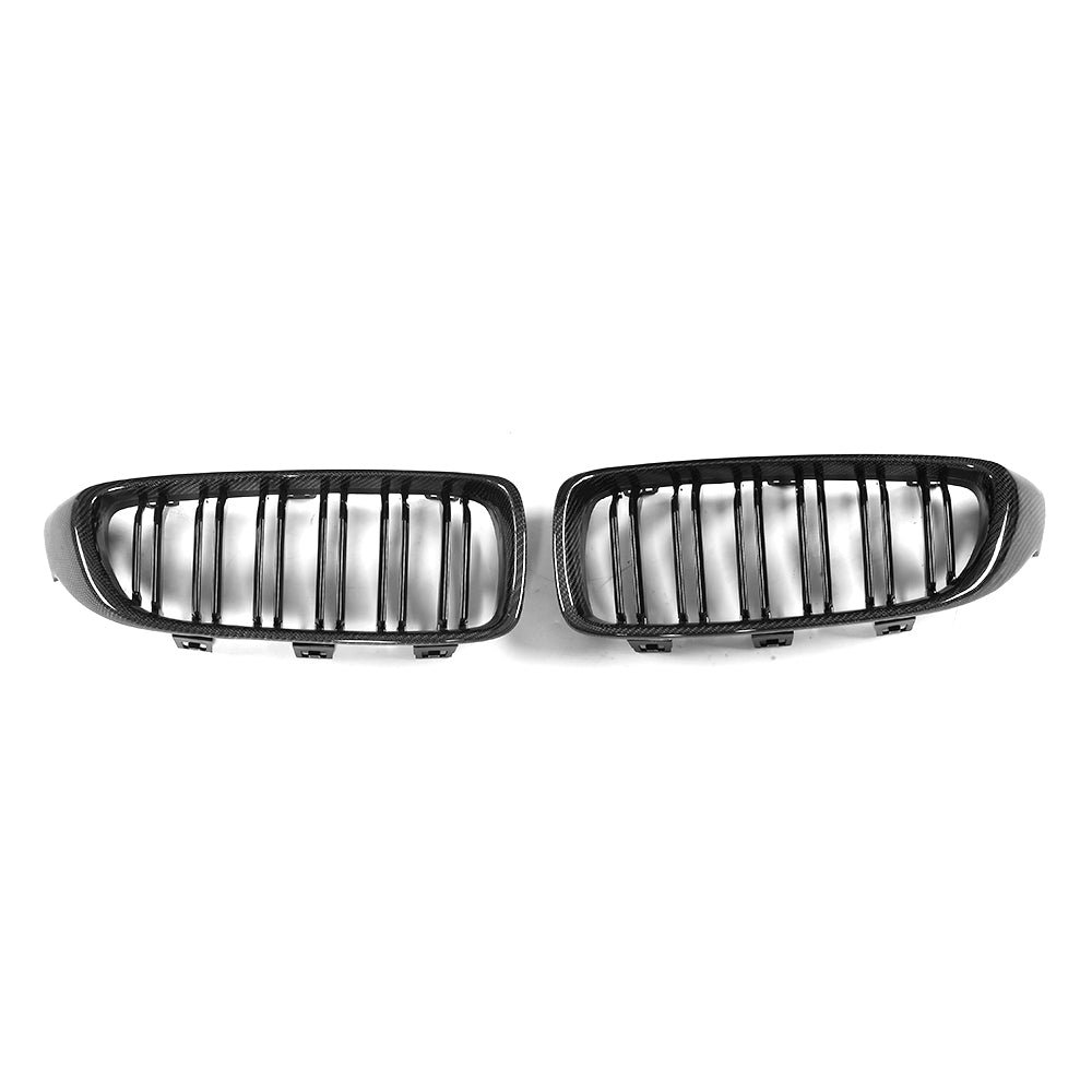 BMW 4 Series F32, F33, F36 Performance Kidney Grille Carbon Fiber