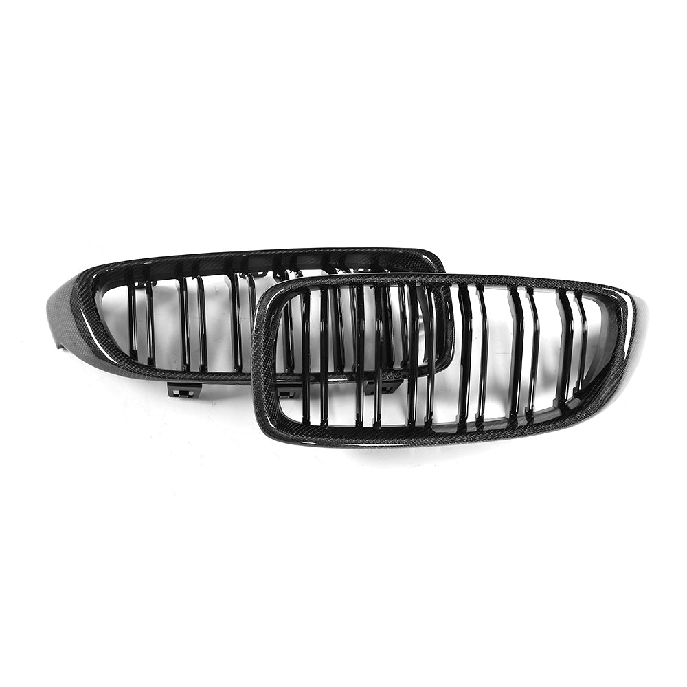 BMW 4 Series F32, F33, F36 Performance Kidney Grille Carbon Fiber