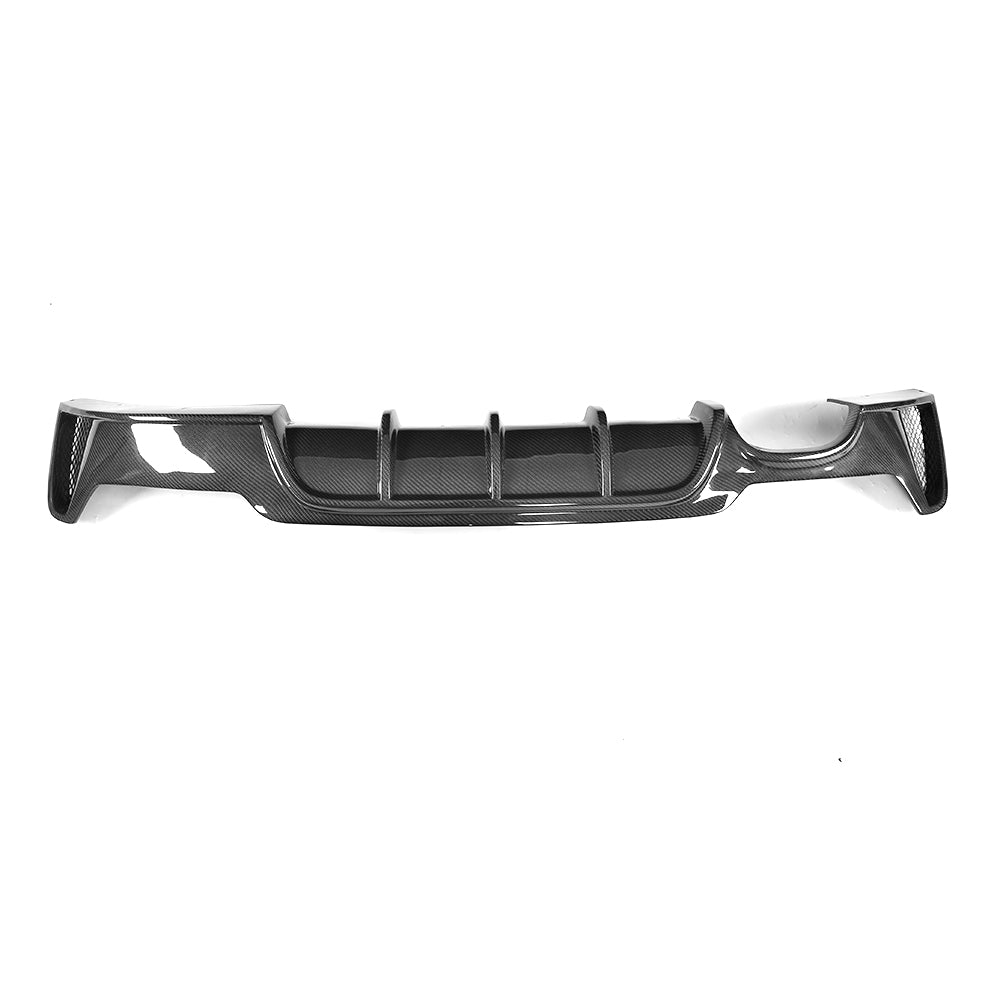 BMW 4 Series F32, F33, F36 Performance Single Outlet Rear Diffuser Carbon Fiber