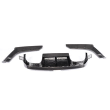 BMW M3, M4 (F80 Sedan F82 Coupé, F83 Cabrio) V Style 3 Piece Rear Diffuser Carbon Fiber