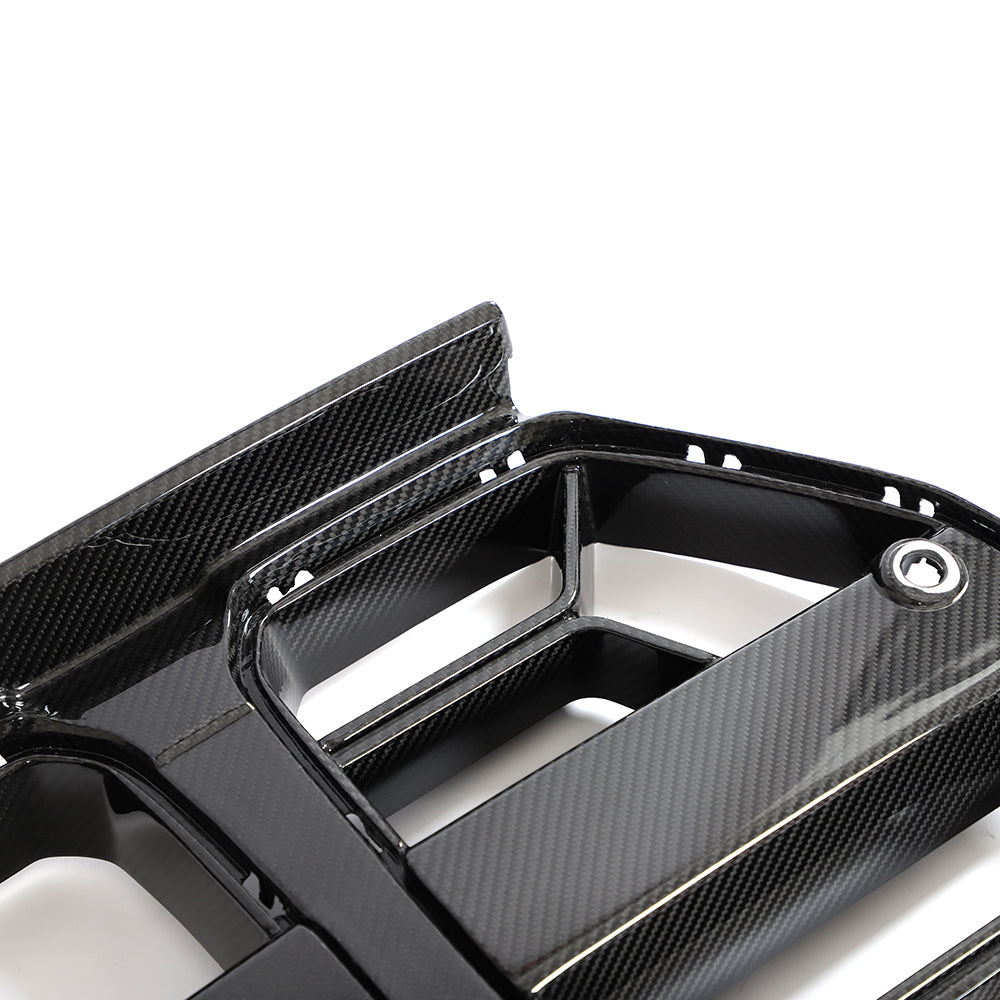 BMW M3, M4 (G80, G81, G82, G83) CSL Style Front Kidney Grille With ACC Prepreg Carbon Fiber