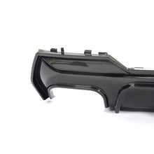 BMW 4 Series G22 Coupé, G23 Cabrio 2020+ LED Style Quad Tips Rear Diffuser Prepreg Carbon Fiber