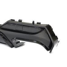 BMW 4 Series G22 Coupé, G23 Cabrio 2020+ LED Style Quad Tips Rear Diffuser Prepreg Carbon Fiber