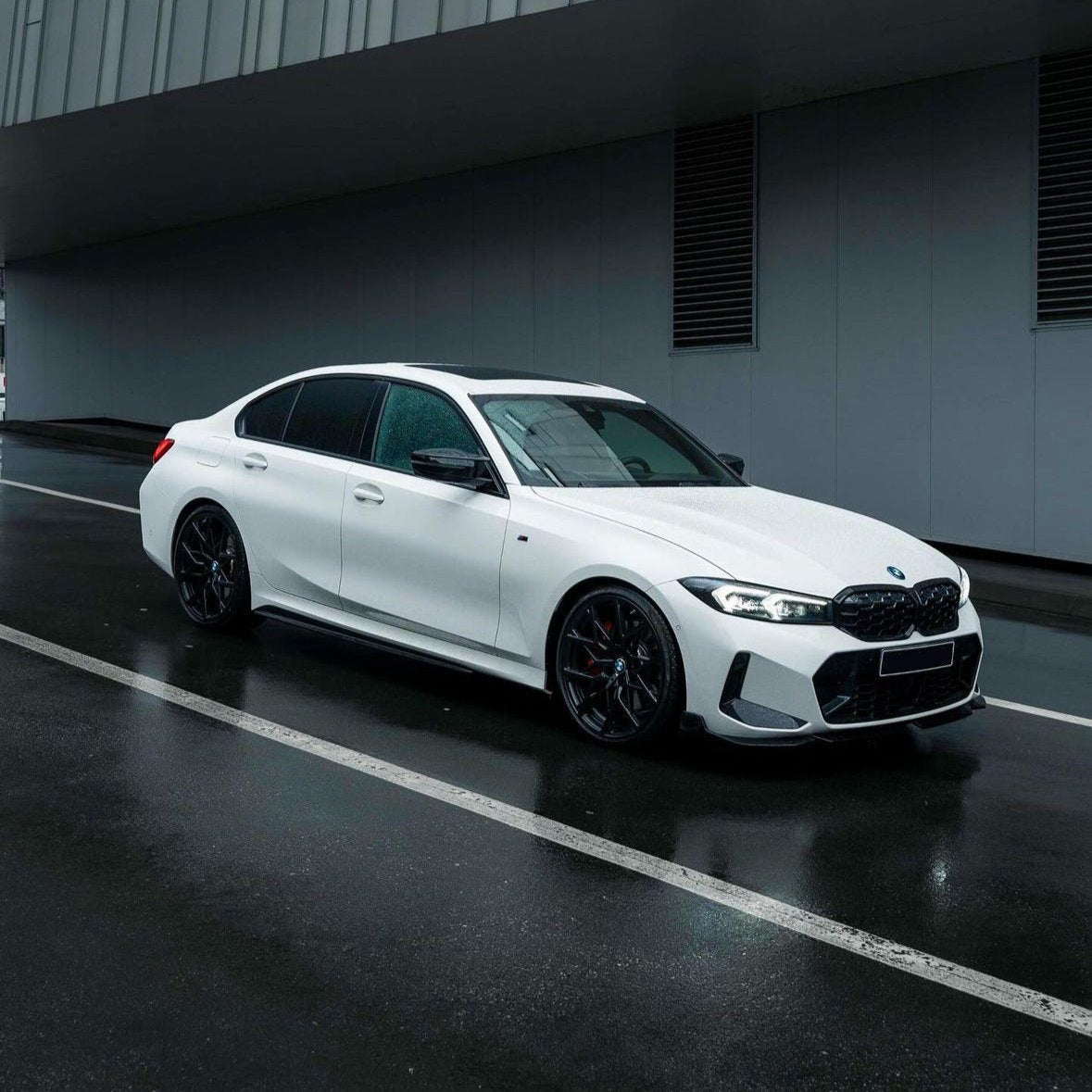 BMW 3 Series G20 Sedan, G21 Touring Pre-LCI - LCI (2019-2024) Performance Side Skirts Gloss Black