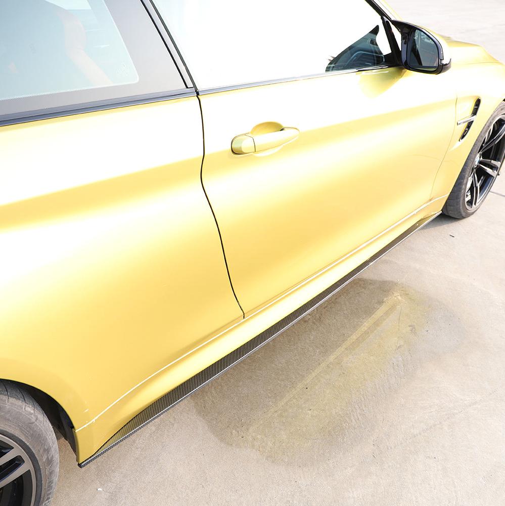 BMW M3, M4 (F80 Sedan F82 Coupé, F83 Cabrio) Performance Side Skirts Carbon Fiber