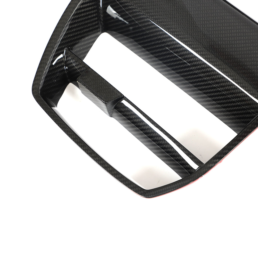 BMW M3, M4 (G80, G81, G82, G83) V Style Front Kidney Grille Without ACC Prepreg Carbon Fiber