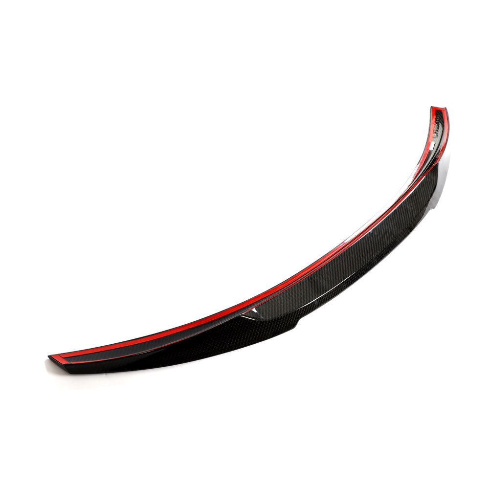 BMW M3 G80, 3 Series G20 Sedan Pre-LCI - LCI M4 Style Rear Trunk Spoiler Prepreg Carbon Fiber