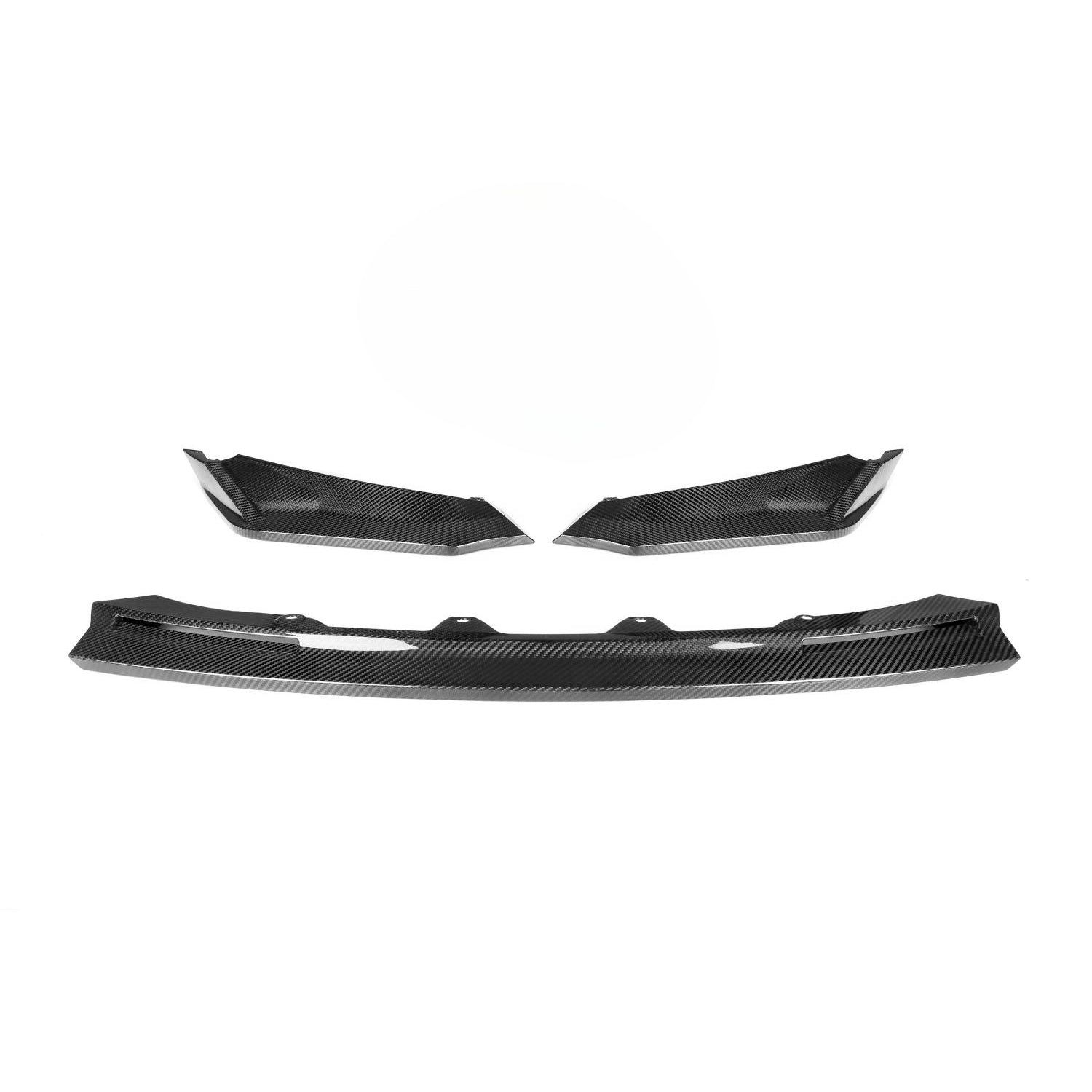 BMW M3, M4 (G80, G81, G82, G83) V Style Front Lip Prepreg Carbon Fiber