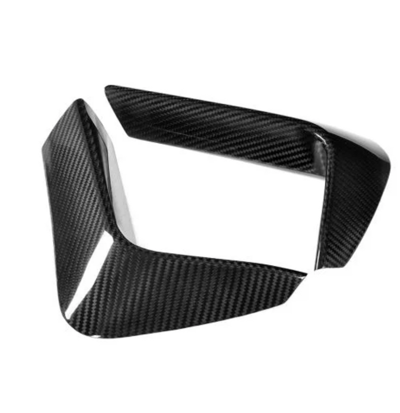 BMW M3, M4 (F80 Sedan F82 Coupé, F83 Cabrio) Rear Bumper Vents Prepreg Carbon Fiber